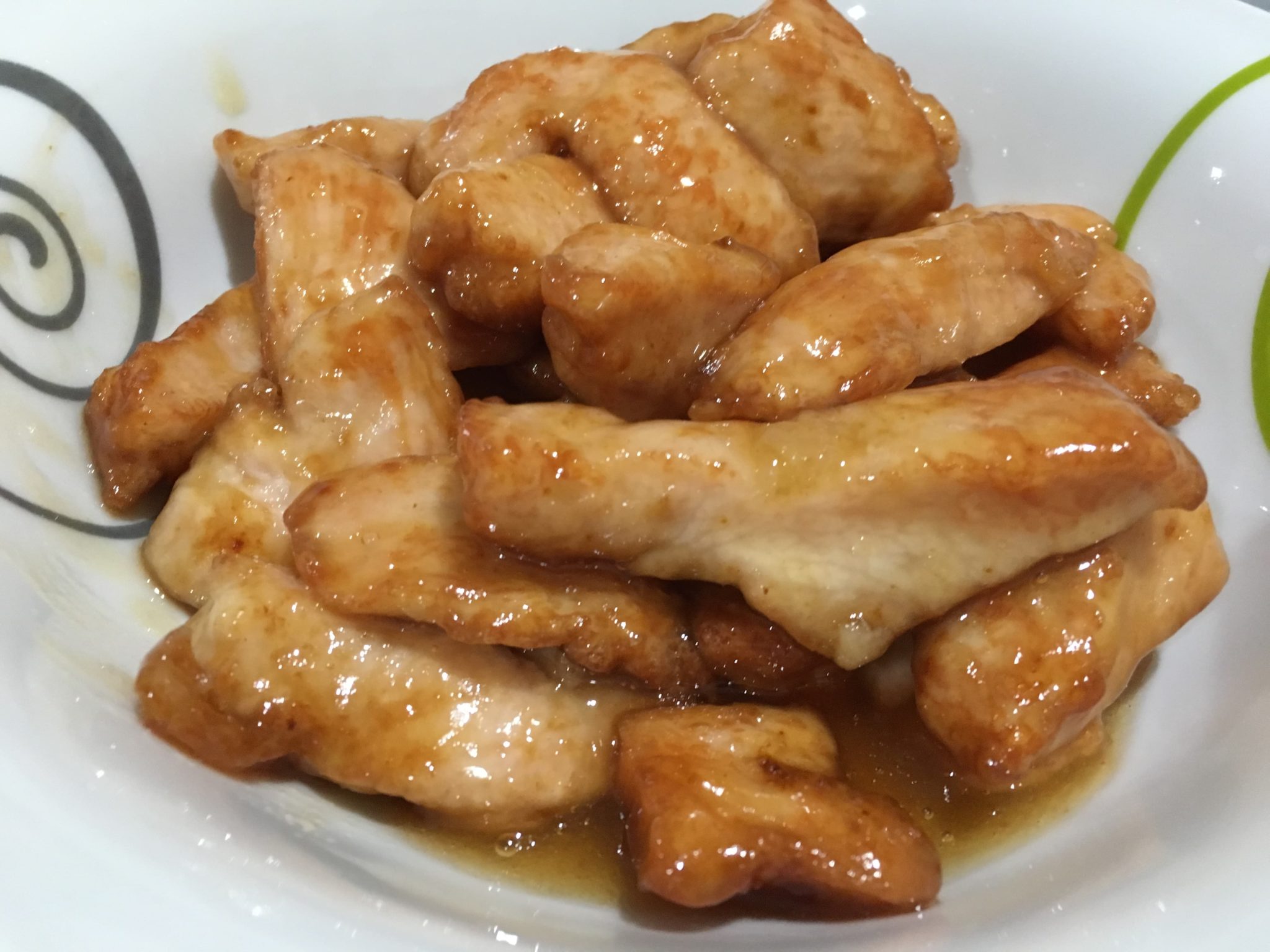 Pavo en salsa agridulce