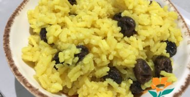 Arroz con pasas