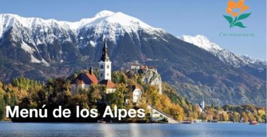 Menú de los alpes
